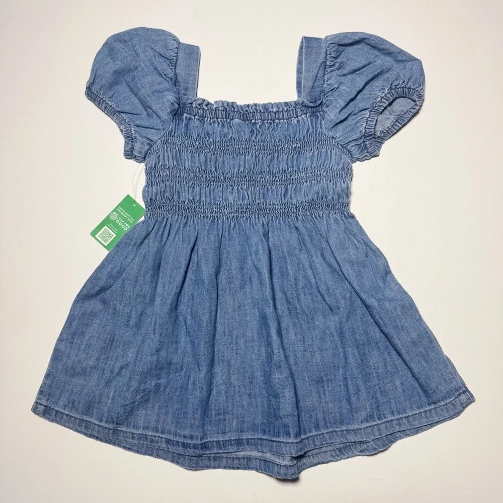 Baby GAP Chambray Smocked Dress